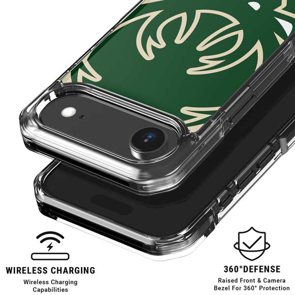 NBA Milwaukee Bucks Large Logo iPhone 17 Air Clear Case