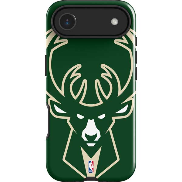 NBA Milwaukee Bucks Large Logo iPhone 17 Air Impact Case