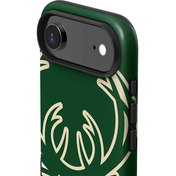 NBA Milwaukee Bucks Large Logo iPhone 17 Air Impact Case