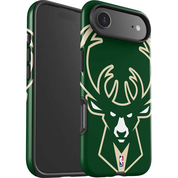 NBA Milwaukee Bucks Large Logo iPhone 17 Air Impact Case