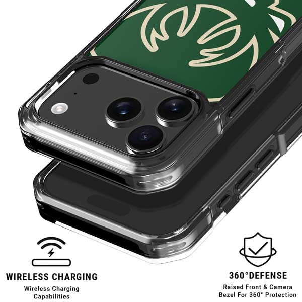 NBA Milwaukee Bucks Large Logo iPhone 17 Pro Max MagSafe Case