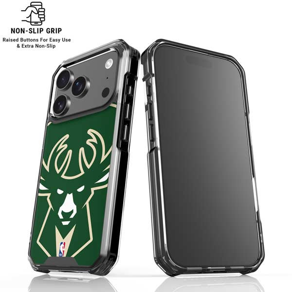 NBA Milwaukee Bucks Large Logo iPhone 17 Pro Max MagSafe Case