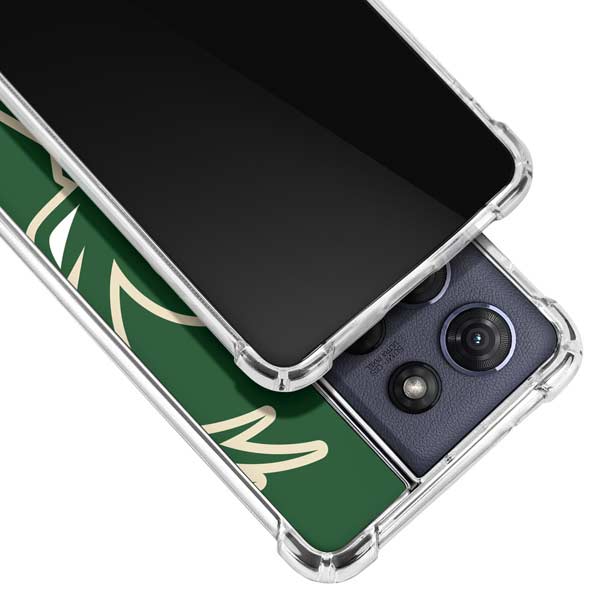 NBA Milwaukee Bucks Large Logo Moto G Play 5G (2025) Clear Case