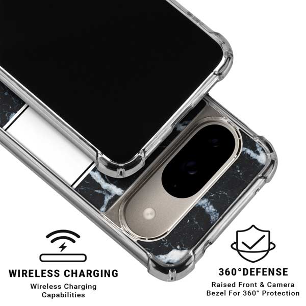 NBA Milwaukee Bucks Marble Google Pixel 10 Clear Case
