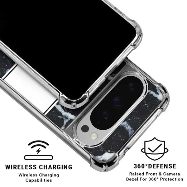 NBA Milwaukee Bucks Marble Google Pixel 10 Pro Clear Case