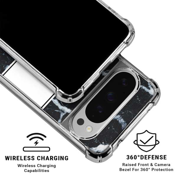 NBA Milwaukee Bucks Marble Google Pixel 10 Pro XL Clear Case