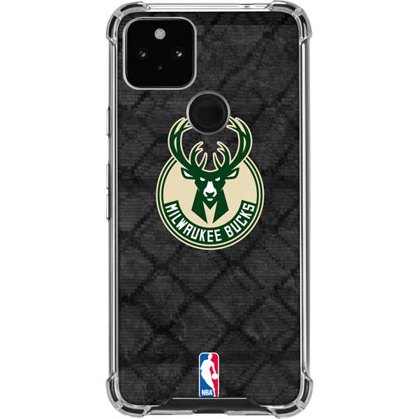 NBA Milwaukee Bucks Rusted Dark Pixel Cases