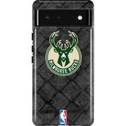 NBA Milwaukee Bucks Rusted Dark Pixel Cases
