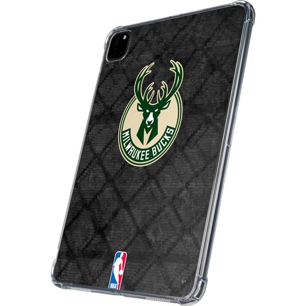 NBA Milwaukee Bucks Rusted Dark iPad Pro 11in (2024) Clear Case