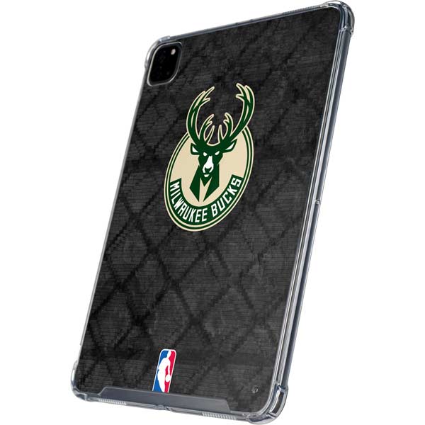 NBA Milwaukee Bucks Rusted Dark iPad Cases