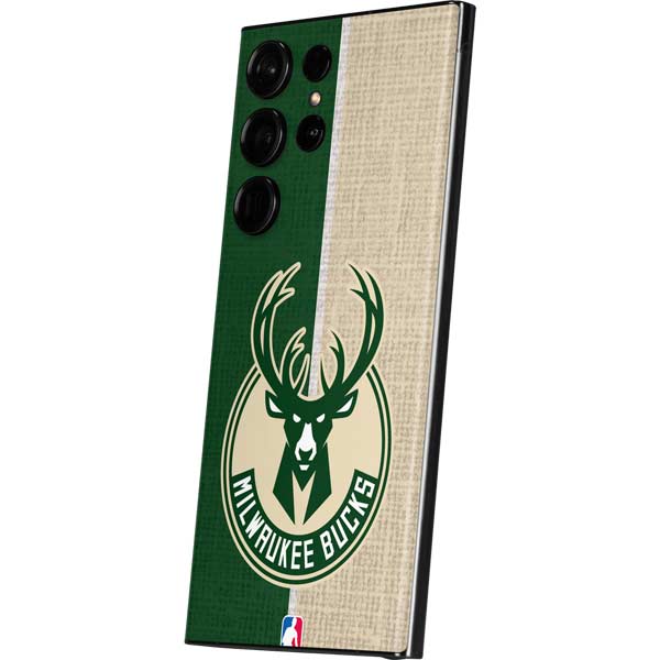NBA Milwaukee Bucks Split Canvas Galaxy Skins