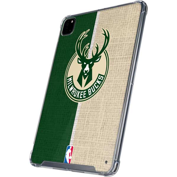 NBA Milwaukee Bucks Split Canvas iPad Cases