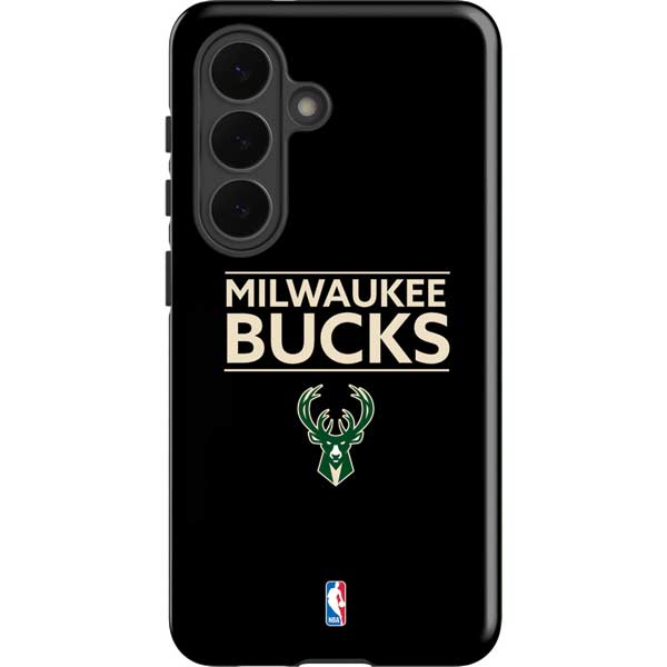 NBA Milwaukee Bucks Standard - Black Galaxy S26 Plus Impact Case