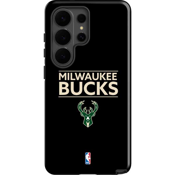 NBA Milwaukee Bucks Standard - Black Galaxy S26 Ultra Impact Case