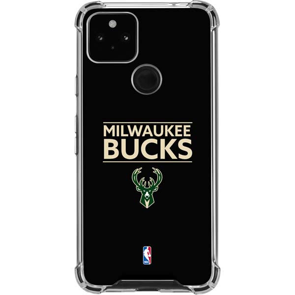 NBA Milwaukee Bucks Standard - Black Pixel Cases