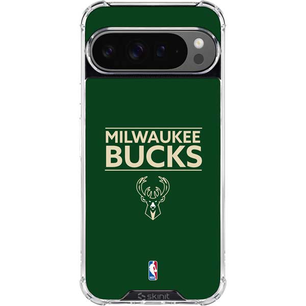 NBA Milwaukee Bucks Standard - Green Google Pixel 10 Pro Clear Case