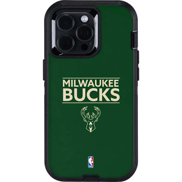 NBA Milwaukee Bucks Standard - Green Otterbox Defender iPhone Skin
