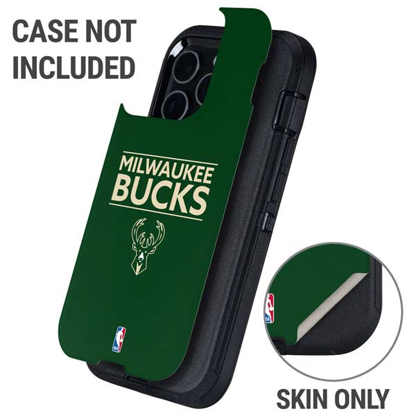 NBA Milwaukee Bucks Standard - Green Otterbox Defender iPhone Skin