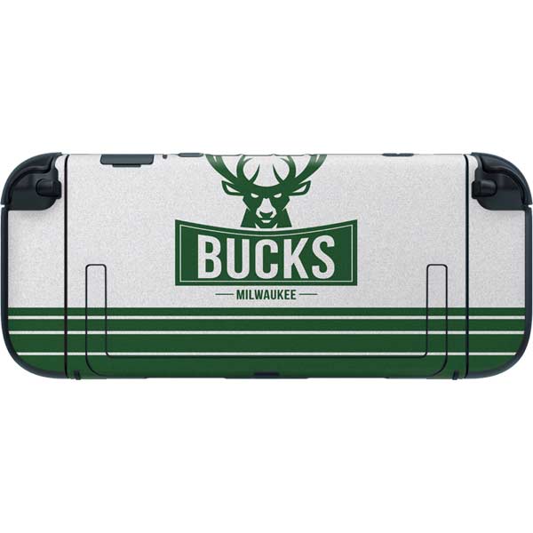 NBA Milwaukee Bucks Static Nintendo Switch 2 (2025) with Joy-Con Skin