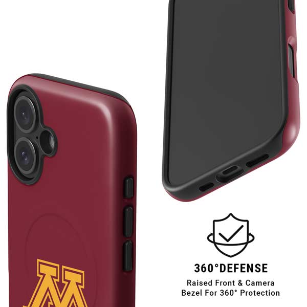 University of Minnesota M Logo iPhone 16 Magsafe Impact Case