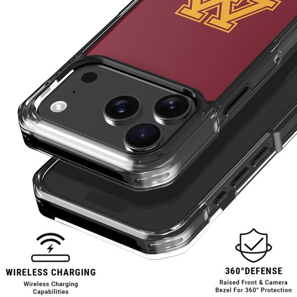 University of Minnesota M Logo iPhone 17 Pro Clear Case