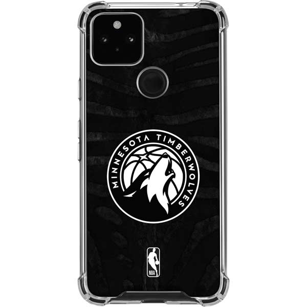 NBA Minnesota Timberwolves Black Animal Print Pixel Cases