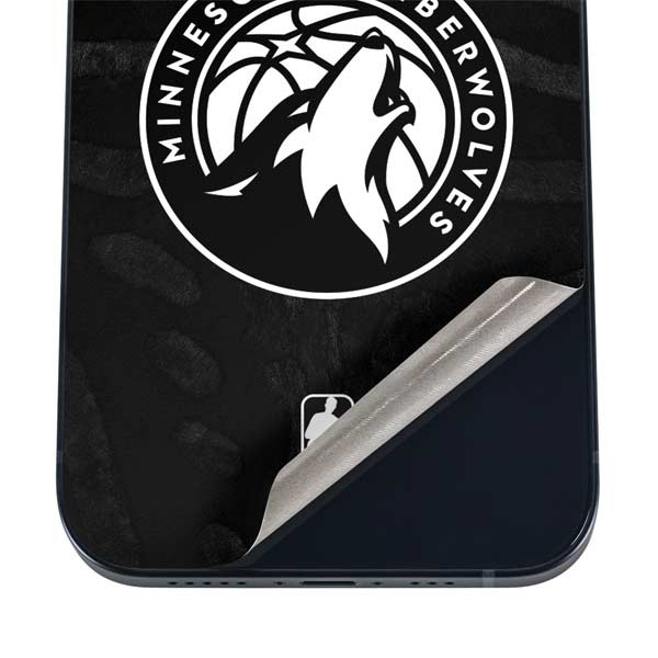 NBA Minnesota Timberwolves Black Animal Print iPhone 17 Air Skin