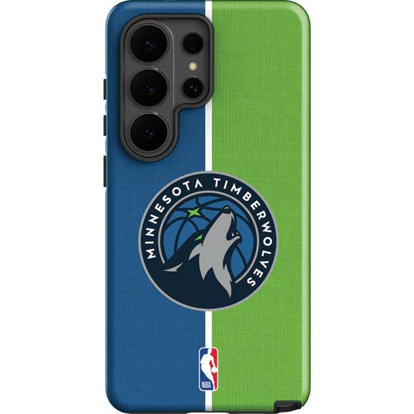 NBA Minnesota Timberwolves Canvas Galaxy S26 Ultra Impact Case