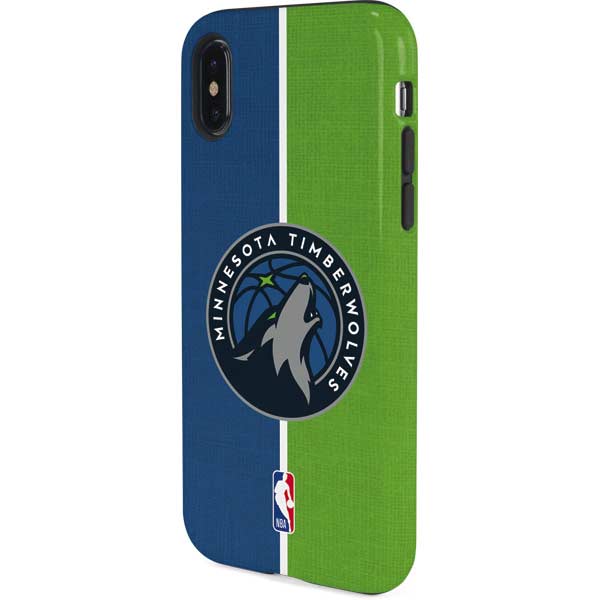 NBA Minnesota Timberwolves Canvas iPhone XS Pro Case
