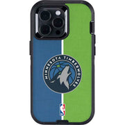 NBA Minnesota Timberwolves Canvas Otterbox Defender iPhone Skin