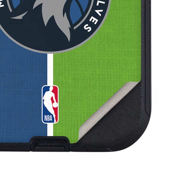 NBA Minnesota Timberwolves Canvas Otterbox Defender iPhone Skin