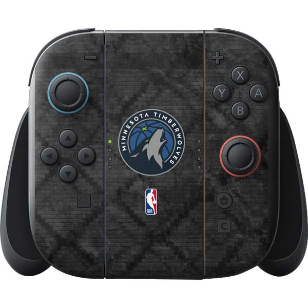 NBA Minnesota Timberwolves Dark Rust Nintendo Switch 2 (2025) with Joy-Con Skin