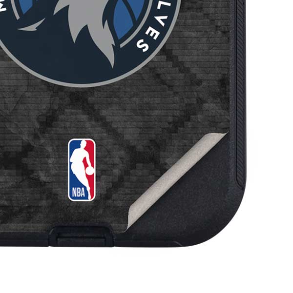 NBA Minnesota Timberwolves Dark Rust Otterbox Defender iPhone Skin