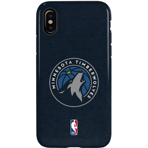 NBA Minnesota Timberwolves Distressed iPhone XS Pro Case