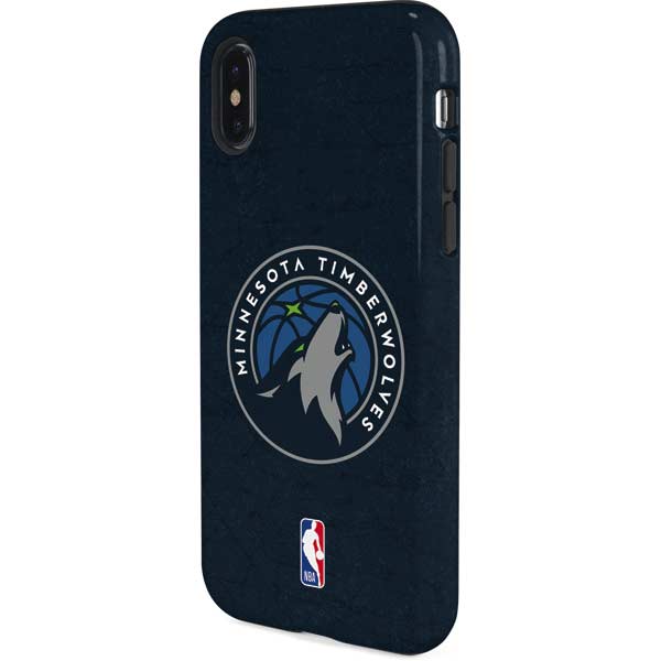 NBA Minnesota Timberwolves Distressed iPhone XS Pro Case