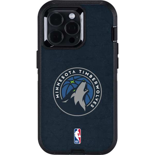NBA Minnesota Timberwolves Distressed Otterbox Defender iPhone Skin