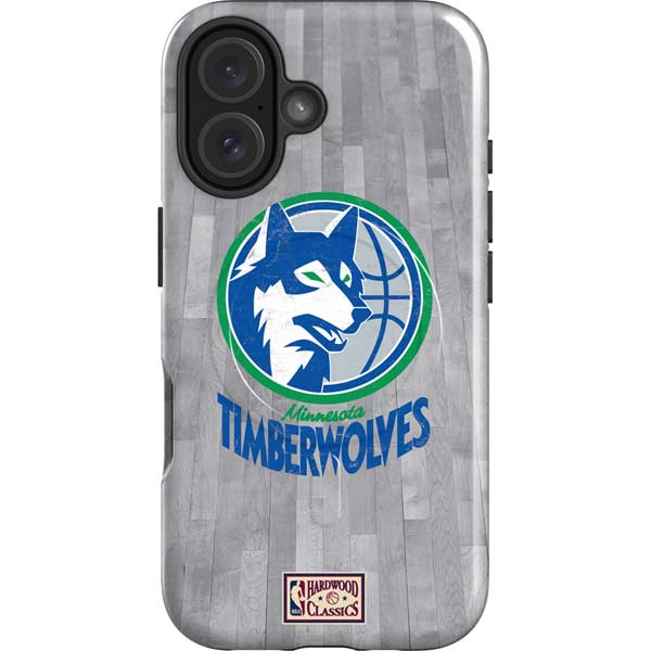 NBA Minnesota Timberwolves Hardwood Classics iPhone 16 Magsafe Impact Case