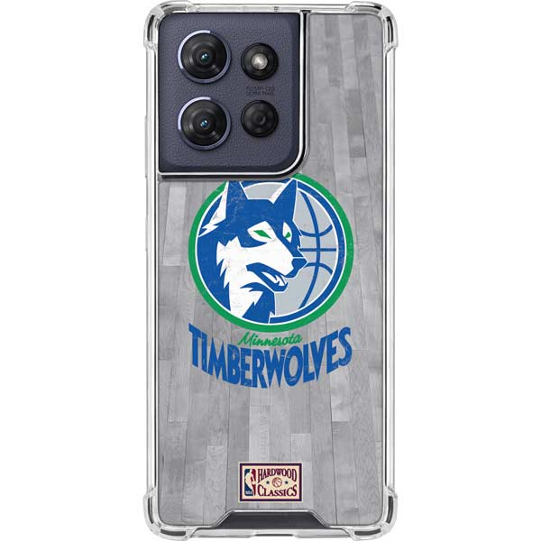 NBA Minnesota Timberwolves Hardwood Classics Moto G Power 5G (2025) Clear Case