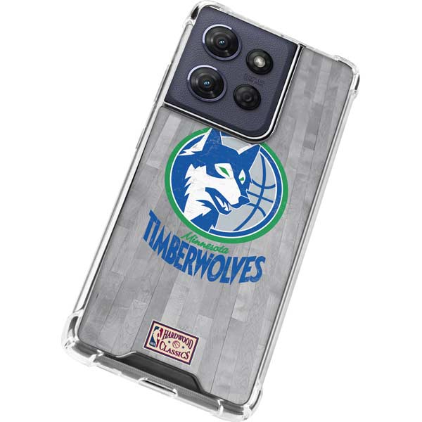 NBA Minnesota Timberwolves Hardwood Classics Moto G Power 5G (2025) Clear Case