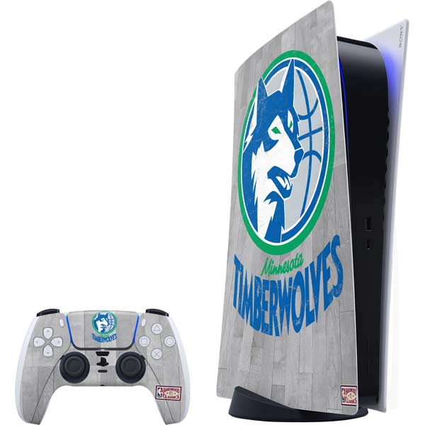 NBA Minnesota Timberwolves Hardwood Classics PlayStation PS5 Skins