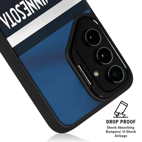NBA Minnesota Timberwolves Jersey Galaxy S26 Ultra Kickstand Case
