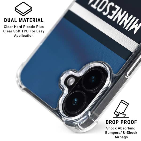 NBA Minnesota Timberwolves Jersey iPhone 17 Clear Case
