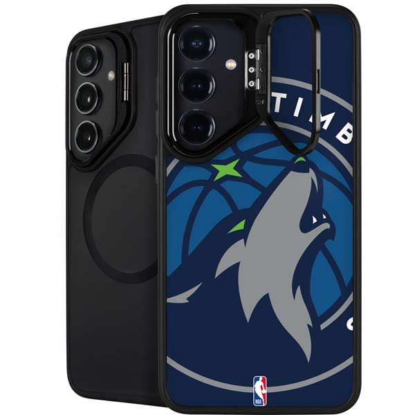 NBA Minnesota Timberwolves Large Logo Galaxy S26 Plus Kickstand Case