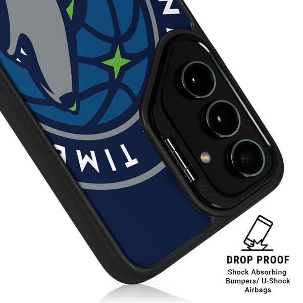 NBA Minnesota Timberwolves Large Logo Galaxy S26 Plus Kickstand Case