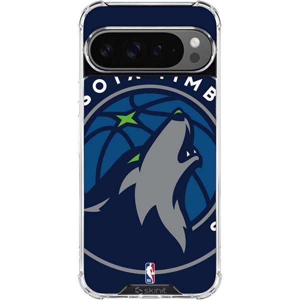NBA Minnesota Timberwolves Large Logo Google Pixel 10 Pro XL Clear Case