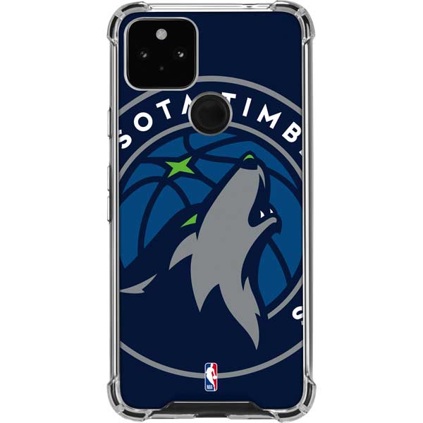 NBA Minnesota Timberwolves Large Logo Pixel Cases