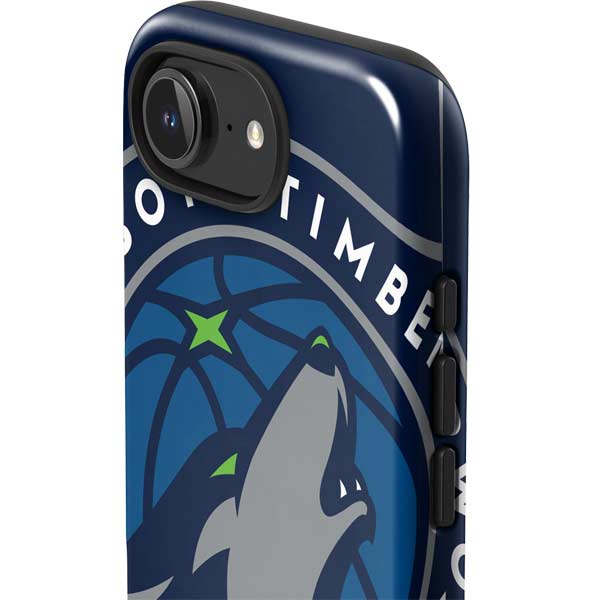 NBA Minnesota Timberwolves Large Logo iPhone 16e Impact Case