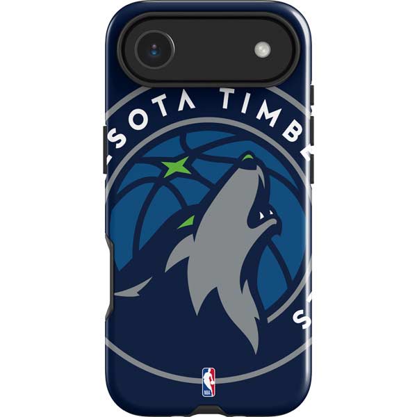 NBA Minnesota Timberwolves Large Logo iPhone 17 Air Impact Case