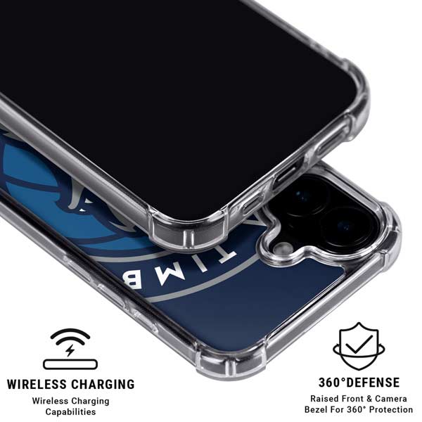 NBA Minnesota Timberwolves Large Logo iPhone 17 MagSafe Case