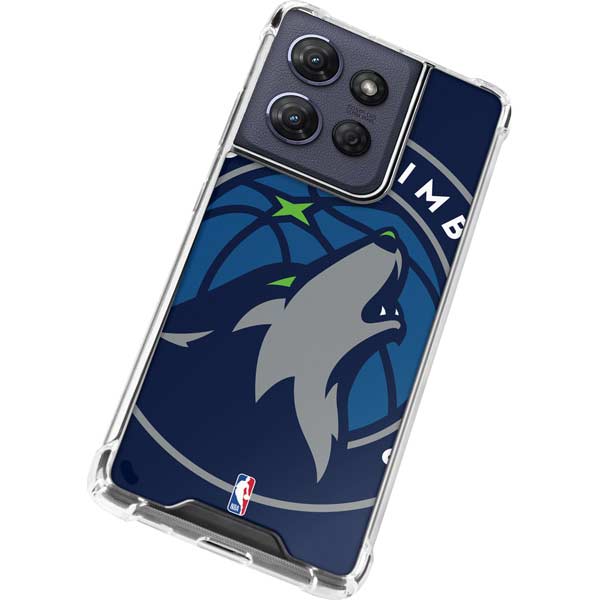 NBA Minnesota Timberwolves Large Logo Moto G Play 5G (2025) Clear Case